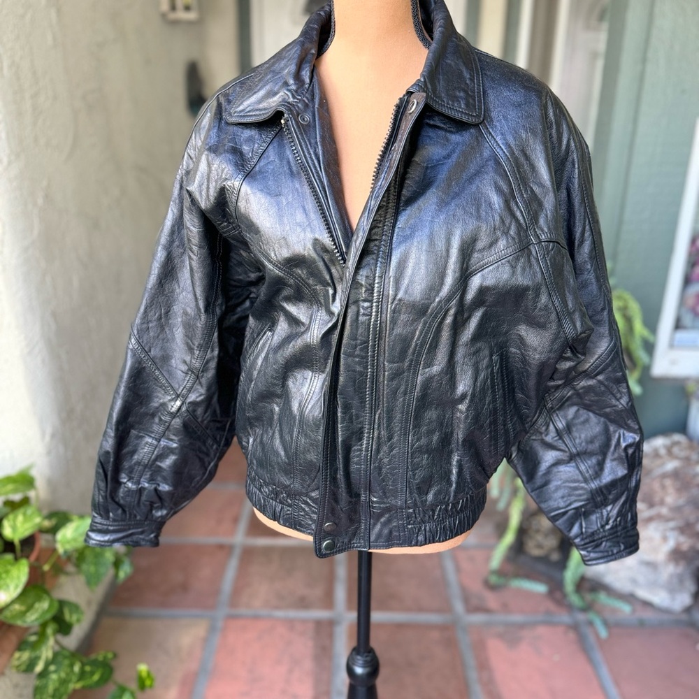 Vintage Duncan Row Leather Jacket
